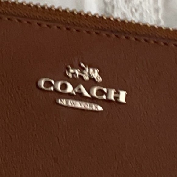 NWOT - Coach Saddle Brown Smooth Leather Wallet - Picture 5 of 14